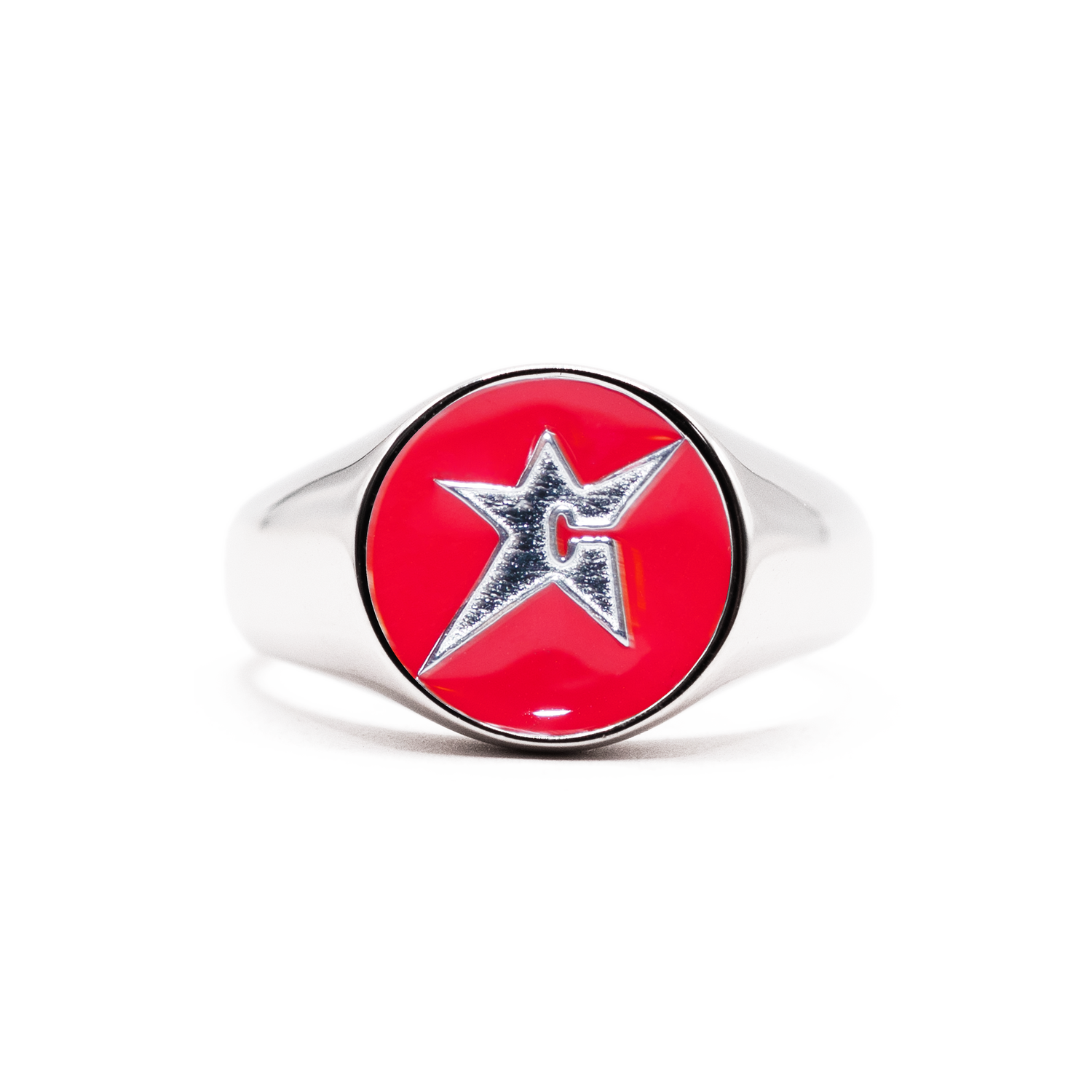 925 Silver C-Star Signet Ring — Carpet Company